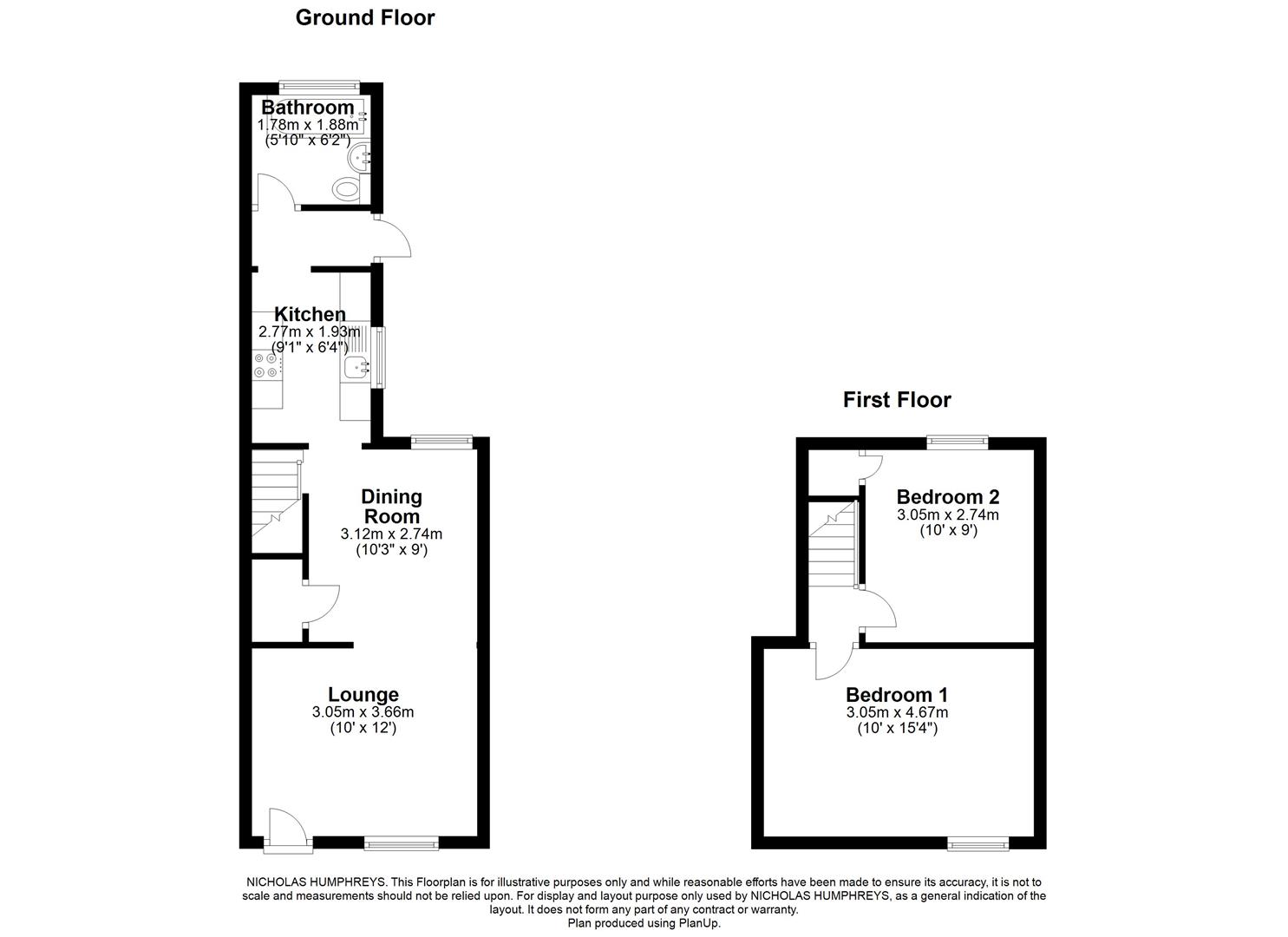 2 Bedroom Property For Sale in BurtonOnTrent £110,000